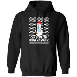 Can Someone Blow My Nose Rude Snowman Offensive Adult Humour Ugly Christmas Sweater