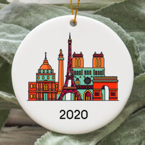 Paris City 2020 Christmas Tree Ornament
