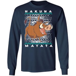 Disney Lion King Pumba Ugly Christmas Sweater