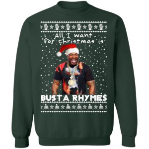 Busta Rhymes Rapper Ugly Christmas Sweater