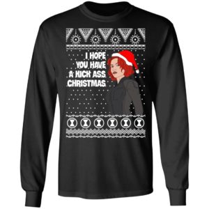 Black Widow I Hope You Have a Kick Ass Christmas Avengers Ugly Christmas Sweater
