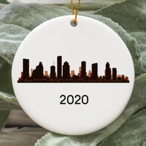 Houston City 2020 Christmas Tree Ornament
