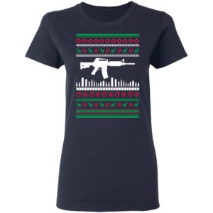 AR15 Machine Gun Ugly Christmas Sweater