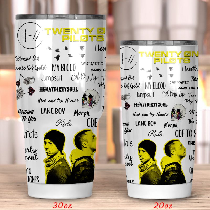 Twenty One Pilots Tumbler 20oz 30oz Twenty One Pilots Tumbler 20oz 30oz