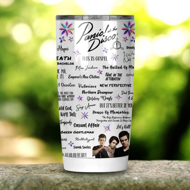 Panic At The Disco Tumbler 20oz 30oz Panic At The Disco Tumbler 20oz 30oz