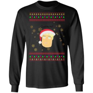 Donald Trump Quid Ho Ho Play On Words Ugly Christmas Sweater