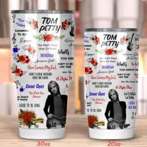 Tom Petty Tumbler 20oz 30oz