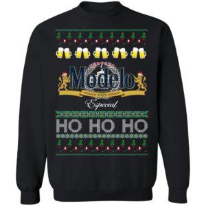 Cerveza Modelo Especial Beer Ho Ho Ho Ugly Christmas Sweater