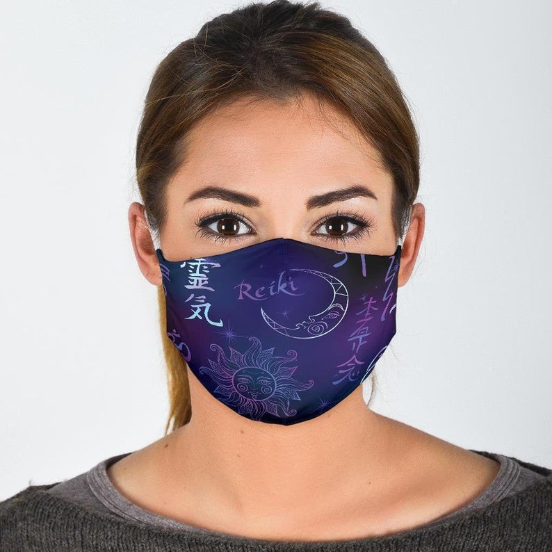Reiki Symbol Healing Reusable Face Mask Reiki Symbol Healing Reusable Face Mask