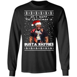 Busta Rhymes Rapper Ugly Christmas Sweater
