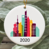 Seattle City 2020 Christmas Tree Ornament