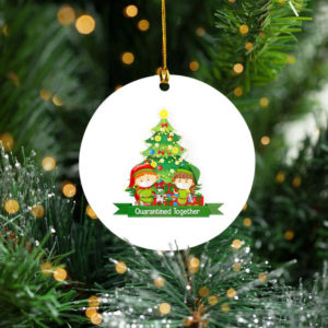 Elf Quarantined Together Tree Decoration Christmas Ornament