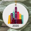 Houston City 2020 Christmas Tree Ornament