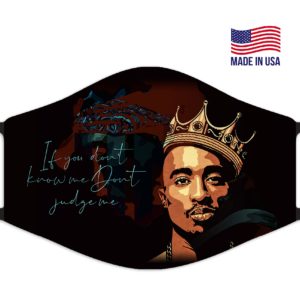 Designed Tupac CelebrityReusable Face Mask