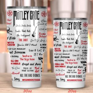 Motley Crue Tumbler 20oz 30oz