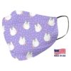 Cat Pattern Pink Face Mask