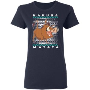 Disney Lion King Pumba Ugly Christmas Sweater
