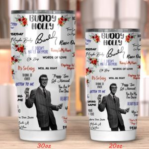 Buddy Holly Tumbler 20oz 30oz