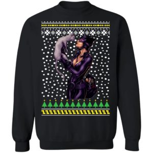 Catwoman and Cat Ugly Christmas Sweater