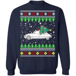 Citroen DS 23 EFI Classic Car Ugly Christmas Sweater