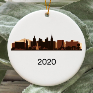 Las Vegas City 2020 Christmas Tree Ornament