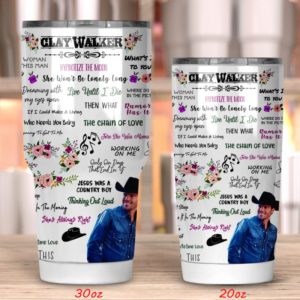 Clay Walker Tumbler 20oz 30oz