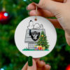 New York Jets Snoopy Christmas Circle Ornament