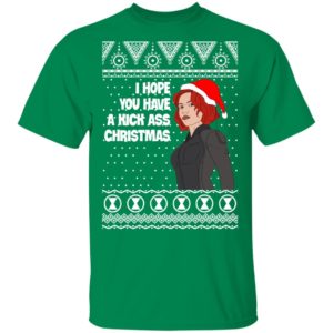 Black Widow I Hope You Have a Kick Ass Christmas Avengers Ugly Christmas Sweater