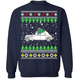 Citroen Traction Avant Classic Car Ugly Christmas Sweater