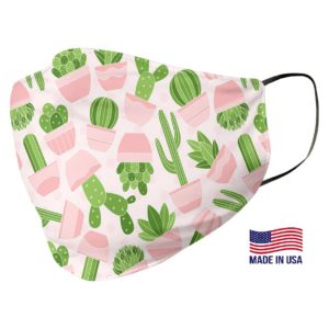 Cactus Pattern Face Mask