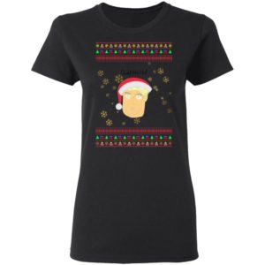 Donald Trump Quid Ho Ho Play On Words Ugly Christmas Sweater