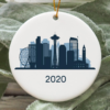 San Francisco City 2020 Christmas Tree Ornament