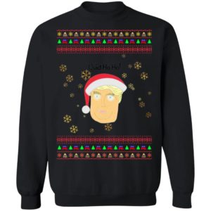 Donald Trump Quid Ho Ho Play On Words Ugly Christmas Sweater