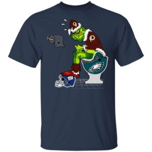 Santa Grinch Washington Redskins Shit On Other Teams Christmas Sweater, Shirt