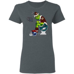 Santa Grinch Washington Redskins Shit On Other Teams Christmas Sweater, Shirt