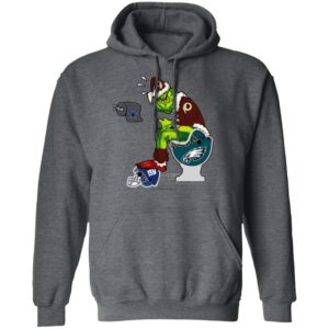 Santa Grinch Washington Redskins Shit On Other Teams Christmas Sweater, Shirt