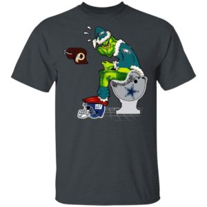 Santa Grinch Philadelphia Eagles Shit On Other Teams Christmas Sweater, Shirt