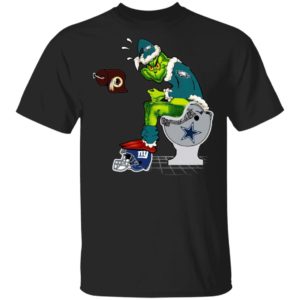 Santa Grinch Philadelphia Eagles Shit On Other Teams Christmas Sweater, Shirt