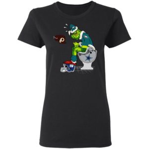 Santa Grinch Philadelphia Eagles Shit On Other Teams Christmas Sweater, Shirt