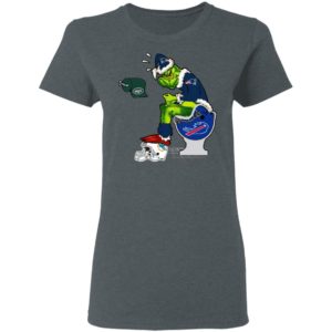 Santa Grinch New England Patriots Shit On Other Teams Christmas Sweater, Shirt