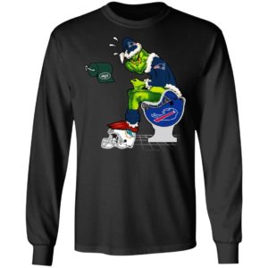 Santa Grinch New England Patriots Shit On Other Teams Christmas Sweater, Shirt