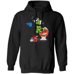 Santa Grinch Oakland Raiders Shit On Other Teams Christmas Sweater, Shirt