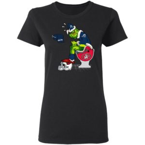 Santa Grinch Los Angeles Rams Shit On Other Teams Christmas Sweater, Shirt