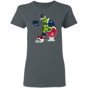 Santa Grinch Los Angeles Rams Shit On Other Teams Christmas Sweater, Shirt