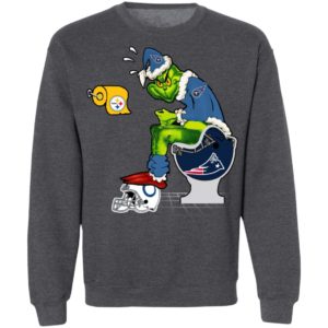 Santa Grinch Tennessee Titans Shit On Other Teams Christmas Sweater, Shirt