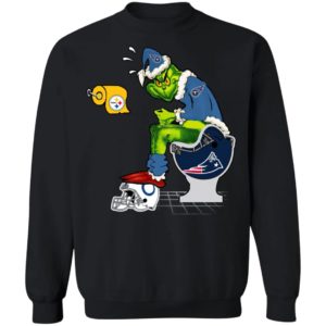 Santa Grinch Tennessee Titans Shit On Other Teams Christmas Sweater, Shirt