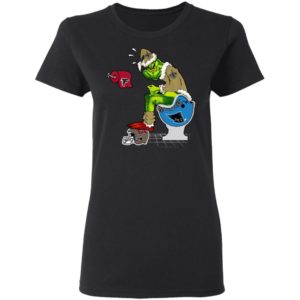 Santa Grinch New Orleans Saints Shit On Other Teams Christmas Sweater, Shirt