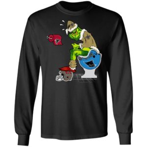Santa Grinch New Orleans Saints Shit On Other Teams Christmas Sweater, Shirt