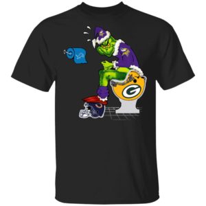 Santa Grinch Minnesota Vikings Shit On Other Teams Christmas Sweater, Shirt
