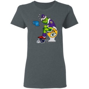 Santa Grinch Minnesota Vikings Shit On Other Teams Christmas Sweater, Shirt
